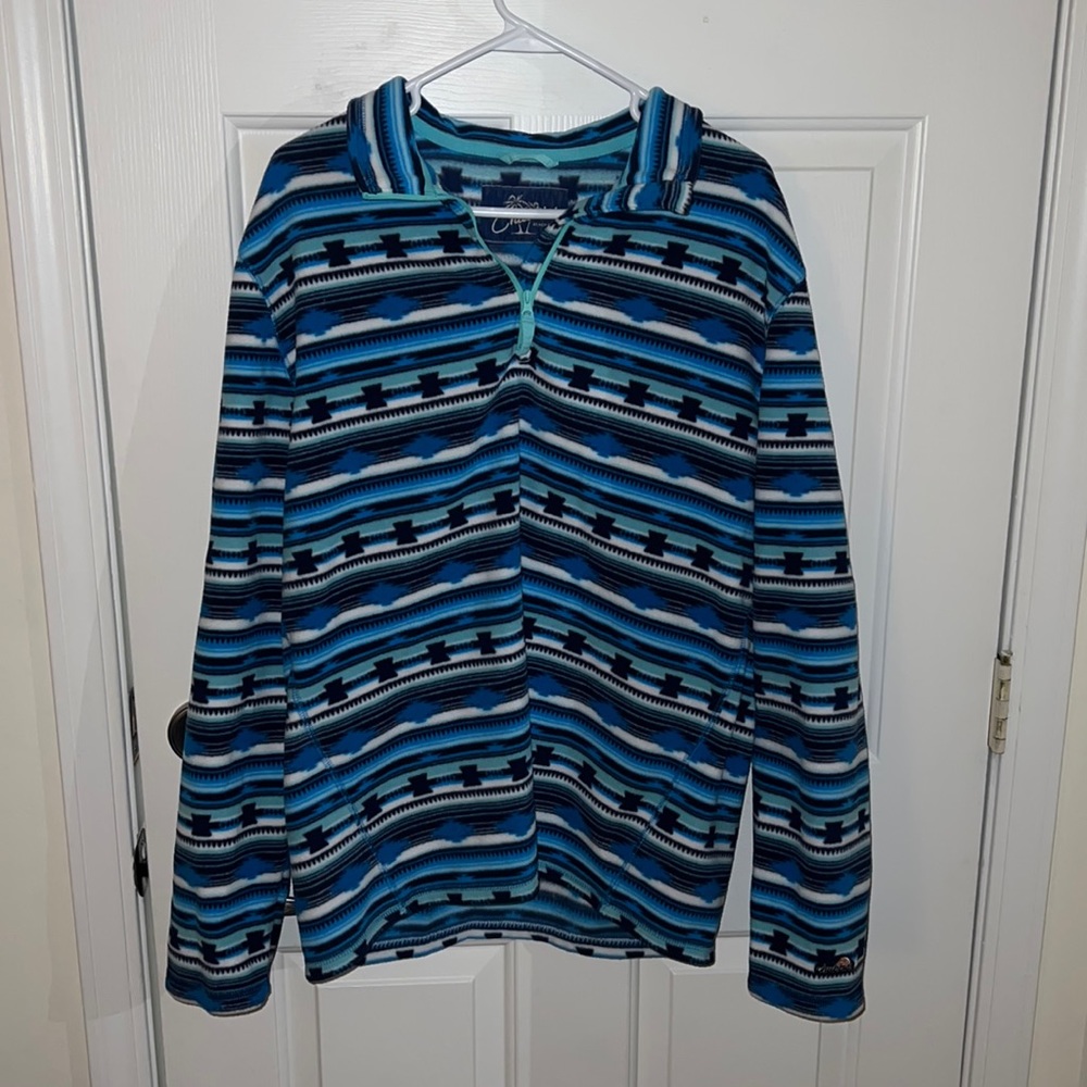 Mens chubbies fleece half zip size Large